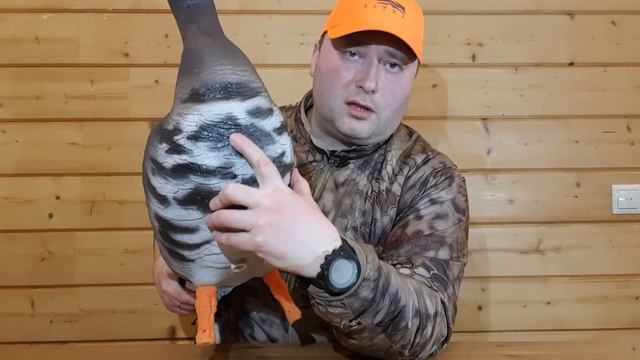 Большой обзор полно-корпусных чучел белолобого гуся. Higdon,Avian-X,GHG и Полесник.