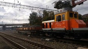 ДГку/5-5226 с вагоном - платформой