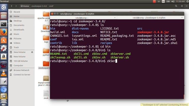 install Apache zookeeper on Linux ubuntu смотреть онлайн
