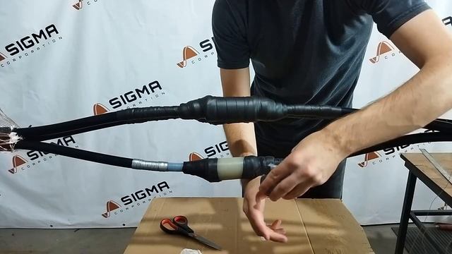 Монтаж eks-10TT-RE. Соединительная муфта для СПЭ-кабелей на напряжение 6-10 кВ. смотреть онлайн