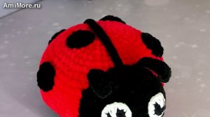 Амигуруми: схема Божья коровка | Игрушки вязаные крючком