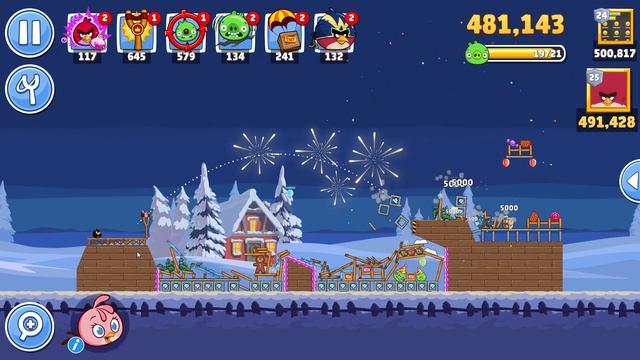 Angry Birds Friends Level 2 Tournament 1339 three stars NO POWER-UP walkthrough 2024-01-06 смотреть онлайн
