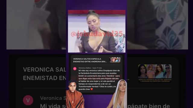 ¡VERONICA SALTOS ARREMETE EN CONTRA DE JEHU DAVID POR DEFENDER A ANDREINA BRAV0!