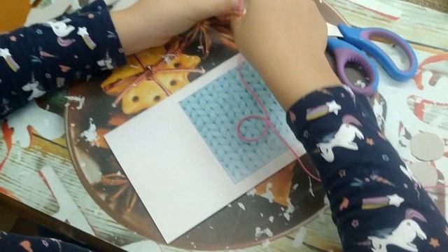 Открытка "Клубочки"
