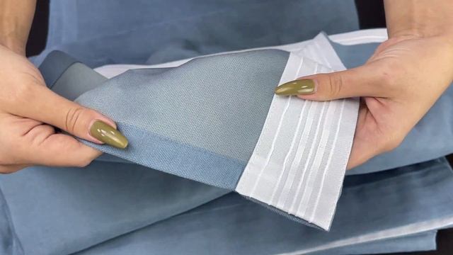 Шторы готовые в СИНЕМ цвете материал канвас димаут можете купить в интернет магазине по ссылке ниже