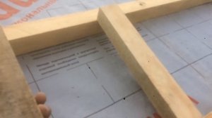 Обрешётка как приколотить одному без заморочек