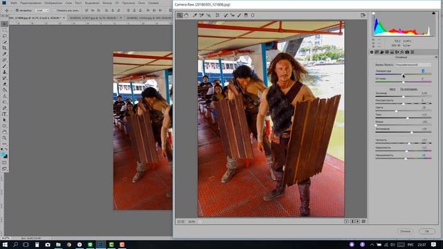 БЫСТРАЯ ЦВЕТОКОРРЕКЦИЯ И УЛУЧШЕНИЕ РЕЗКОСТИ В ADOBE PHOTOSHOP