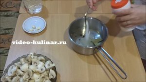 Маринованные шампиньоны - быстрый рецепт