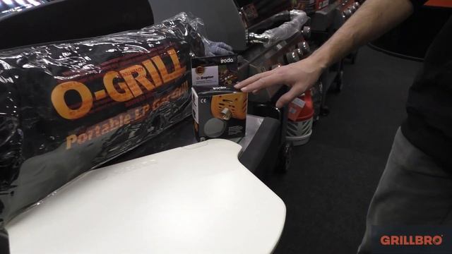 Портативный газовый гриль O-GRILL 800T. смотреть онлайн