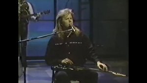 Jeff Healey - 'While My Guitar Gently Weeps' - Letterman 1990