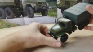 Обзор модели Урал-4320, масштаб 1:43, "Deagostini"