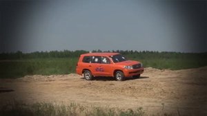 Испытания на полигоне бронеавтомобиля AG-412230