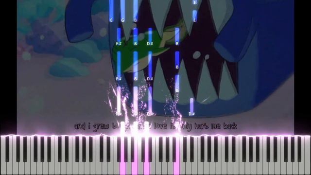 Monster Marceline Adventure Time Distant Lands Piano Tutorial смотреть онлайн