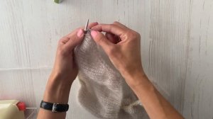 Прибавка петель на спицах из одной петли две ∣ Как добрать дополнительные петли спицами