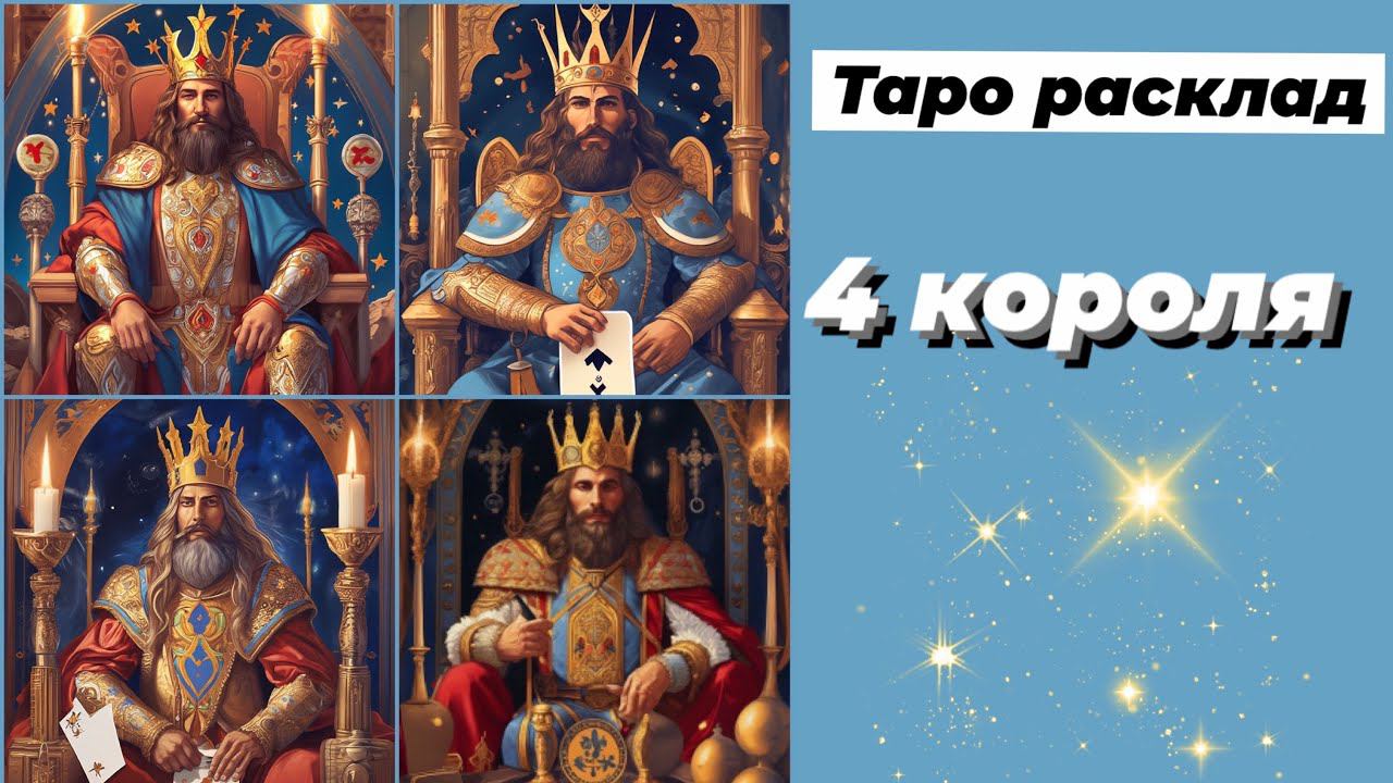 Таро Гадание на картах 4 Короля/Как он ко мне относится?/Tarot Reading 4 Kings
