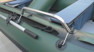 Поручень из нержавейки на баллон лодки ПВХ