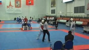 Taekwondo WTF. Первенство Москвы. 16.02.2013 Данилин-Красильников