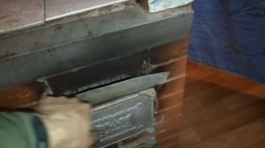 Замена кирпича над дверкой