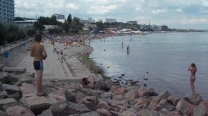 ЧЕРНОМОРСК (Ильичевск) ОДЕССА (обзор:город, море, пляж)