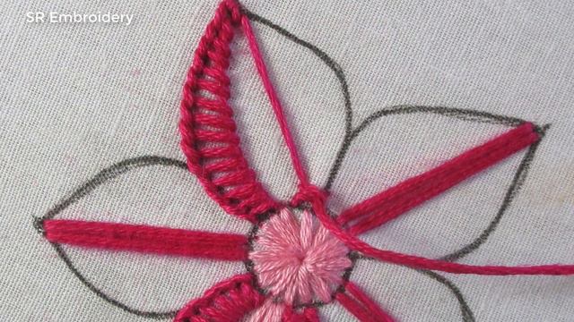 Modern Hand Embroidery Very Easy Fancy Embroidery Design Flower Stitch Technique For Tutorial