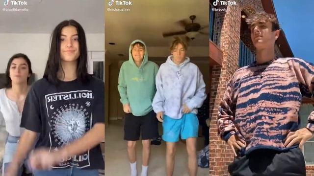 Charli D’Amelio VS Nick Austin VS Bryce Hall | 100% IN SYNC TIKTOK COMPILATION