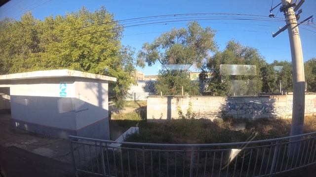 Волгоград, электричка с Тракторной пассажирской на Заканальную 09.08.2020, 4k-разрешение, исходник