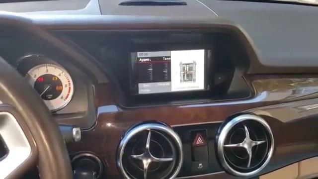 Снятие магнитолы glk 220