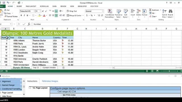 MOS Excel 2013 versi RC смотреть онлайн