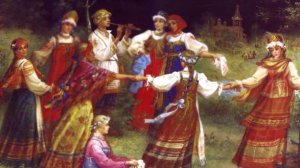 Красивая Русская народная песня на гуслях - песня для души