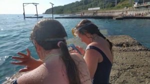 Сочи Голубая дача. Пляж лагеря Зарница