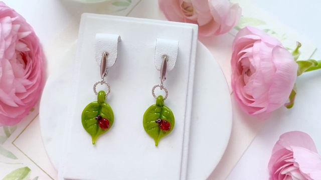 Серебряные серьги ручной работы