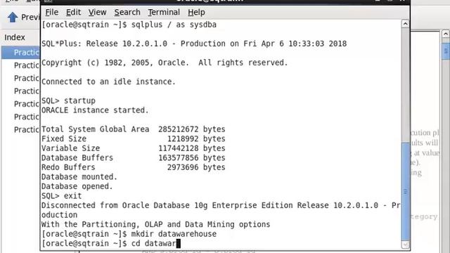 start oracle linux