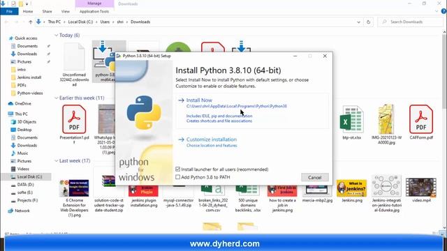 How to install Python on Windows 10