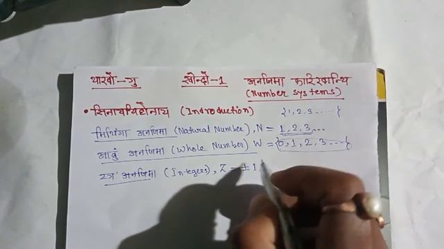 Class-9 Mathematics खोन्दो-1 Introduction