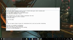 How to install Metal Gear Solid 5 Phantom Pain[Fitgirl repack] on PC