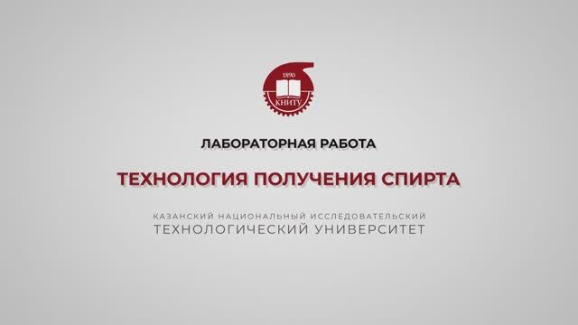 Салина А.А. Технология получения спирта