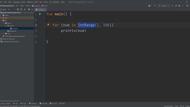 Kotlin For Beginners Tutorial (Loops: For Loop, Array List)
