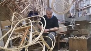 Сборка каркаса кресла качалки "отдых " часть 5