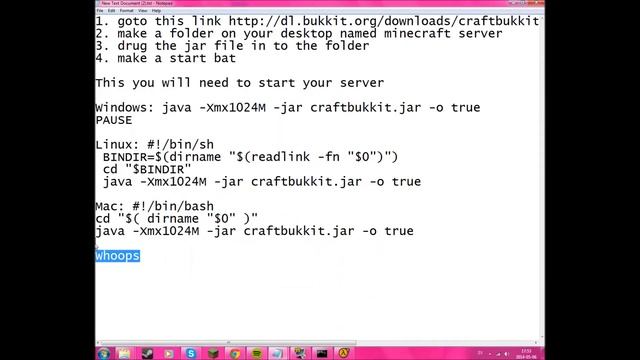 Tutorial: How to make a minecraft bukkit server 1.7.9 смотреть онлайн