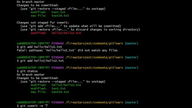 Git Tutorial: Git Commit Command Or Save Changes Commands For GitHub Beginners