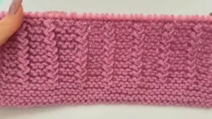 Красивый узор спицами - Вязание спицами для начинающих