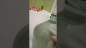 После изготовления вина. Как отмыть бутыль с узким горлом. Часть 2