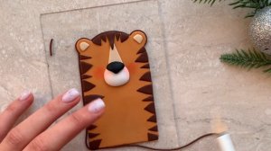 Мастер-класс: Новогодний магнит из полимерной глины FIMO/polymer clay tutorial
