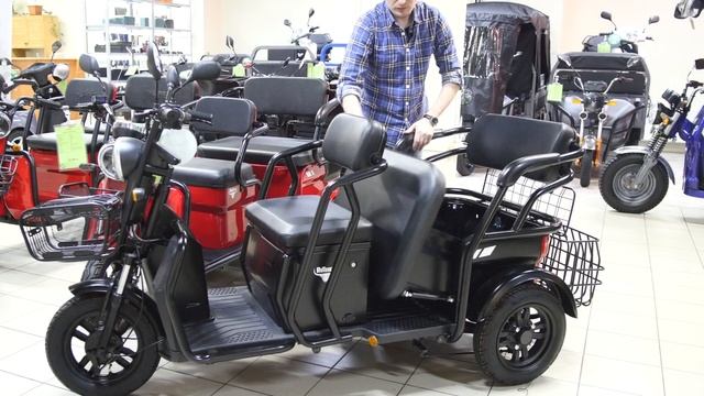 Пассажирские электроскутеры трициклы Rutrike - НОВИНКИ! смотреть онлайн