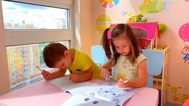 РИСУЕМ КАРАНДАШАМИ И РАЗУКРАШИВАЕМ смотреть онлайн