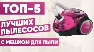 ТОП-5 лучших пылесосов с мешком для сбора пыли. Рейтинг