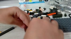 Распаковка военного набор Лего