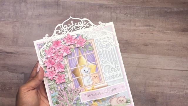 Purrfect Possies Easy Elegant Card // Heartfelt Creations DT смотреть онлайн