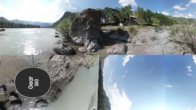 Чемал, Катунь, Горный Алтай, видео 360 смотреть онлайн