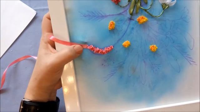 Мастер-класс. Вышивка полевого букета. Часть 3. смотреть онлайн